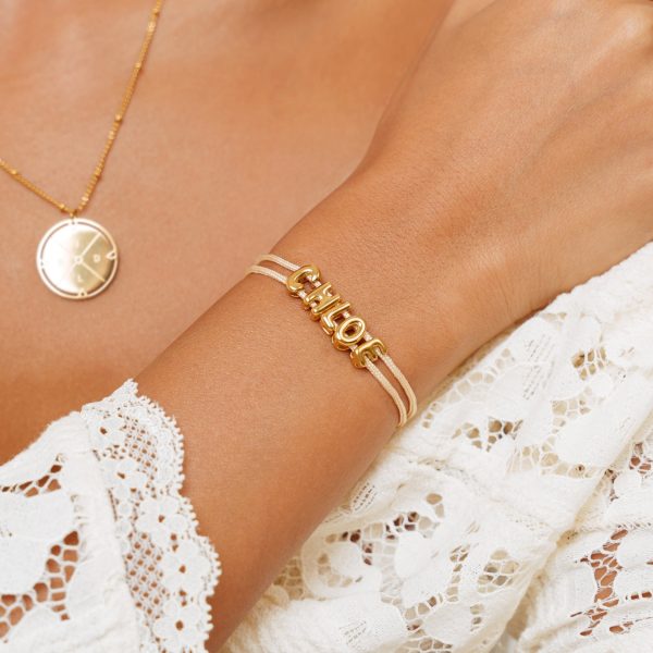 Bubble Name Bracelet