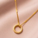 Engravable Ring Necklace