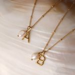 Initial & Pearl Necklace