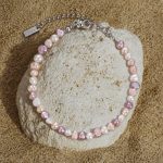 Perla Rosa Anklet
