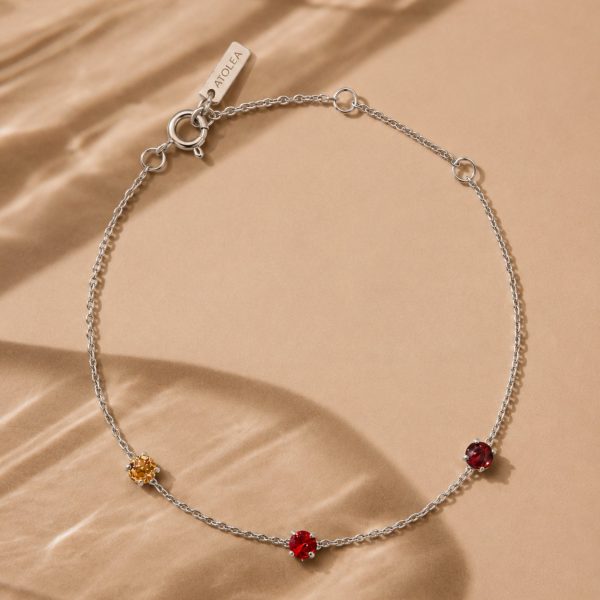 Custom Birthstone Bracelet