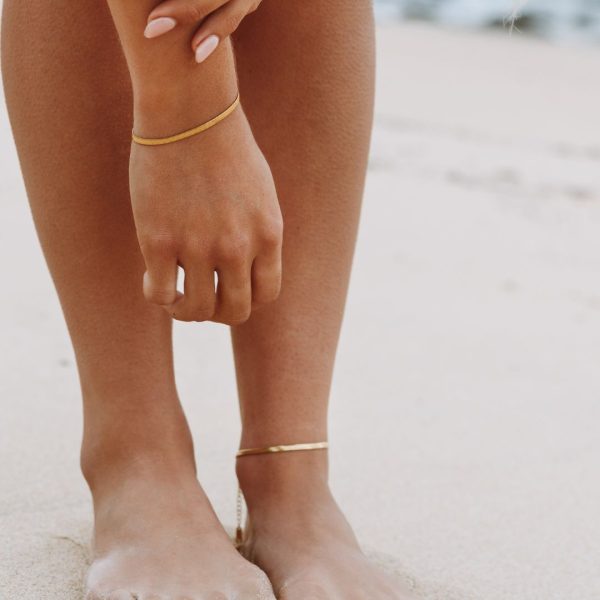 Kauai Herringbone Anklet